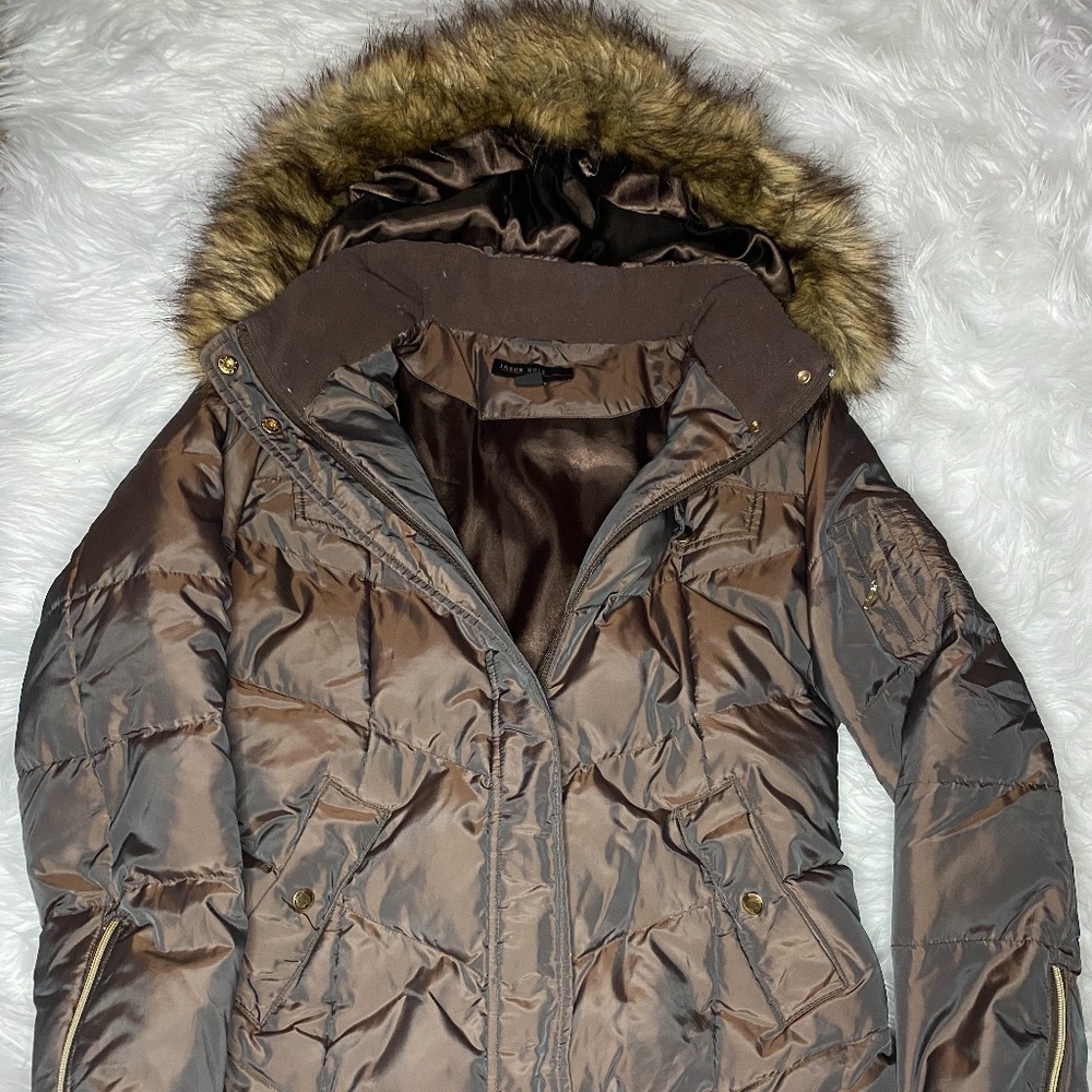 Jason Kole winter coat with detachable hood